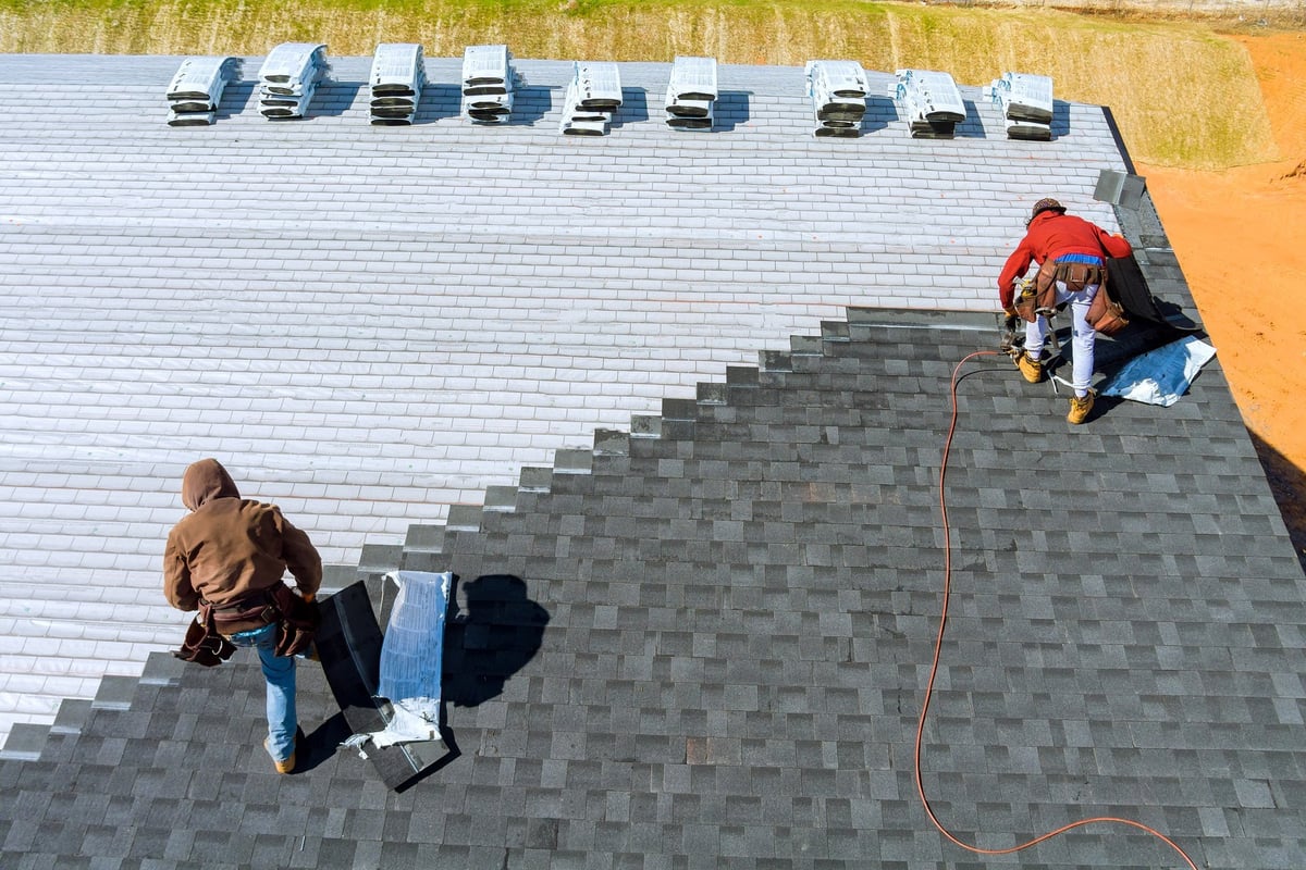 Professional roofing installation